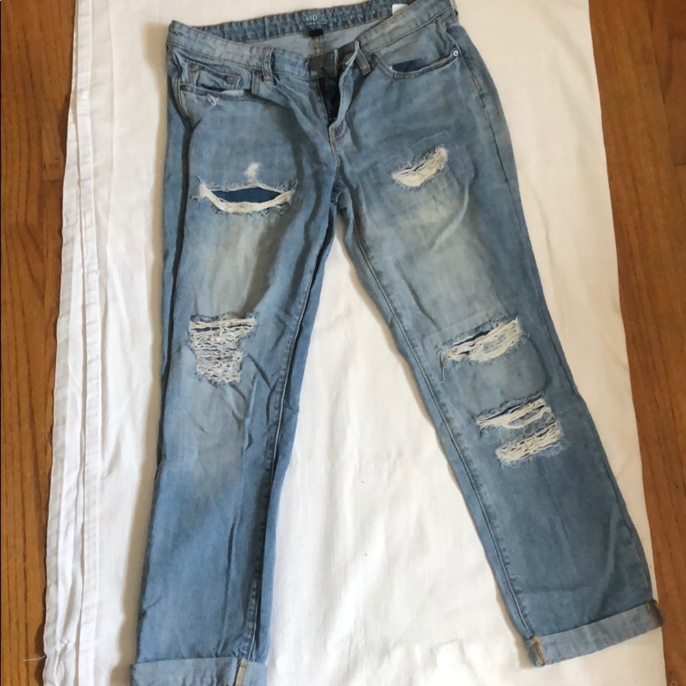 Sexy boyfriend fit gap jeans